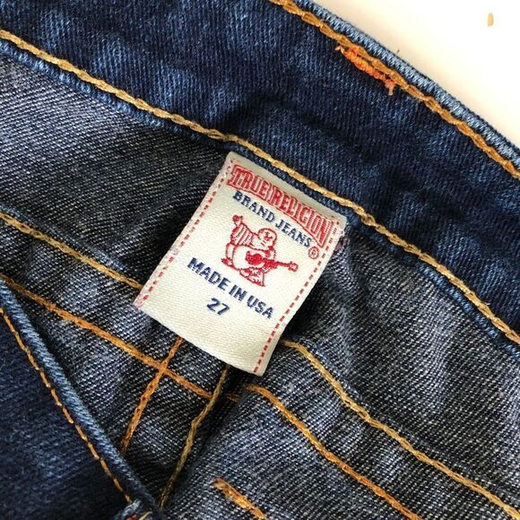 True Religion Billy‎ Straight Leg 27 Dark Blue - Picture 10 of 12